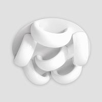 потолочная светодиодная люстра ambrella light orbital cloud fc12/6 wh 120w d650 в Костроме