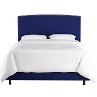 кровать двуспальная 160х200 синяя everly blue в Костроме