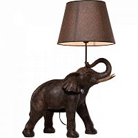 лампа настольная elephant safari коричневая в Костроме