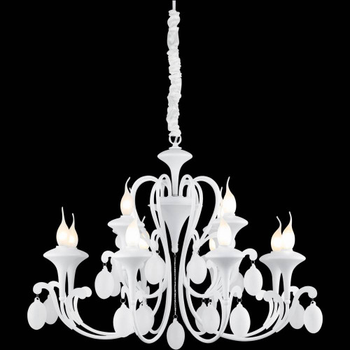 подвесная люстра arte lamp montmartre a3239lm-12wh в Костроме