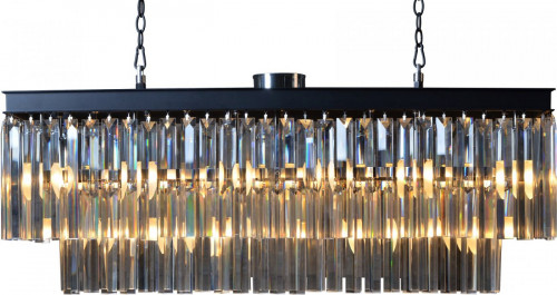 люстра odeon l110 black&glass чёрная, прозрачная в Костроме