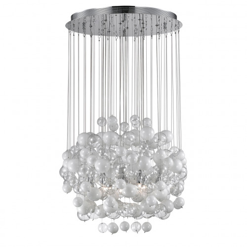 подвесная люстра ideal lux bollicine sp14 bianco в Костроме