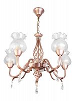 подвесная люстра toplight kelli tl5680d-05pg в Костроме