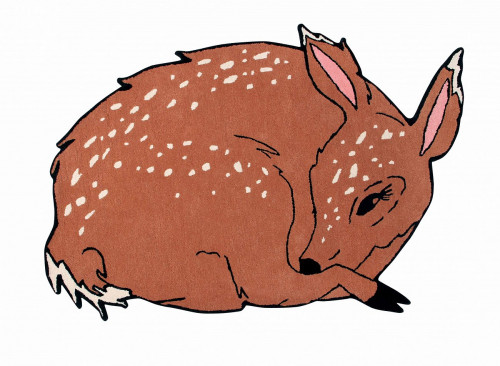 ковер шерстяной олененок the deer в Костроме