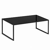 стол журнальный darmian into lite black черное стекло в Костроме