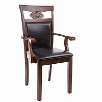 стул деревянный кресло luiza dirty oak / dark brown в Костроме