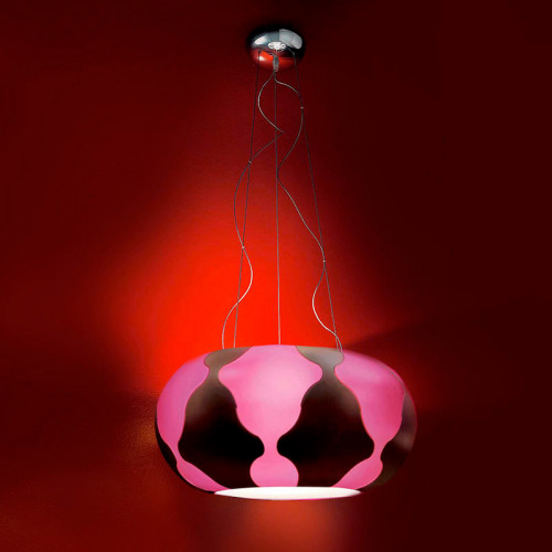 подвесной светильник flan fucsia/marrone от leucos в Костроме