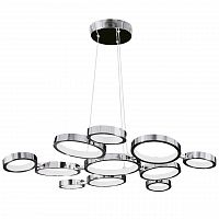 подвесная люстра lightstar unitario 763010 хром белая в Костроме
