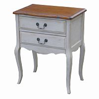прикроватная тумба mobilier de maison белая, коричневая в Костроме