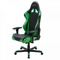 кресло геймерское dxracer racing черно-зеленое в Костроме