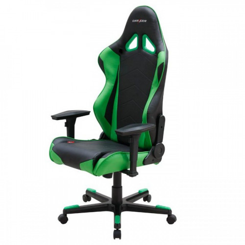 кресло геймерское dxracer racing черно-зеленое в Костроме