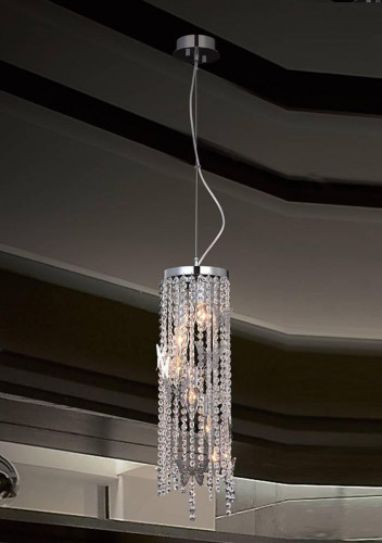 подвесной светильник crystal lux bloom sp chrome в Костроме