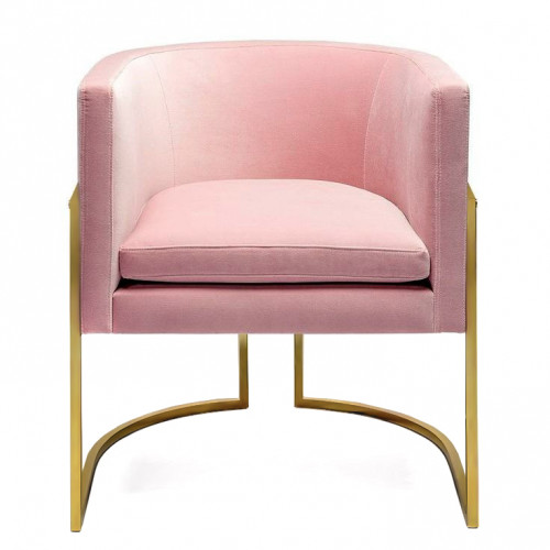 кресло julius chair розовое в Костроме