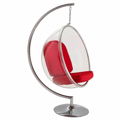 кресло bubble chair with stand красное в Костроме