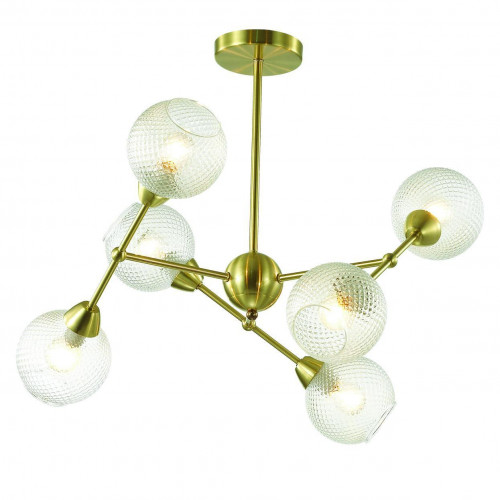 потолочная люстра lumion everly 3752/6c золото в Костроме