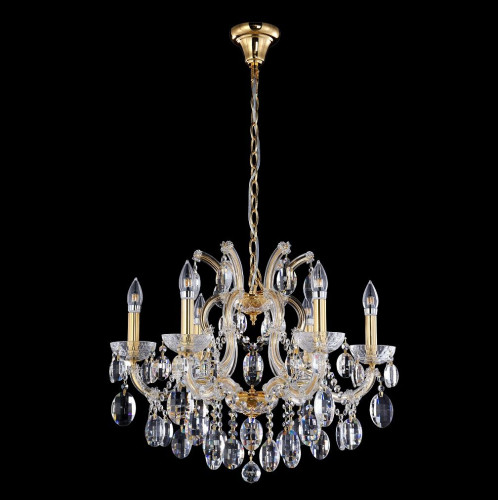 подвесная люстра crystal lux hollywood sp6 gold в Костроме