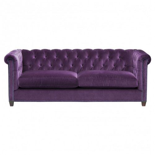 диван chesterfield 2.0 прямой фиолетовый в Костроме