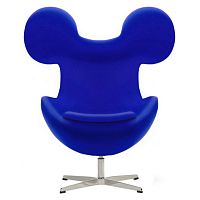 кресло egg mickey синее в Костроме