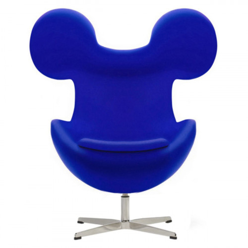 кресло egg mickey синее в Костроме