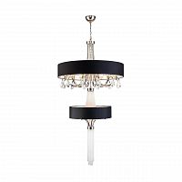 подвесная люстра lucia tucci cosmopolitan 2970.12 black черная в Костроме
