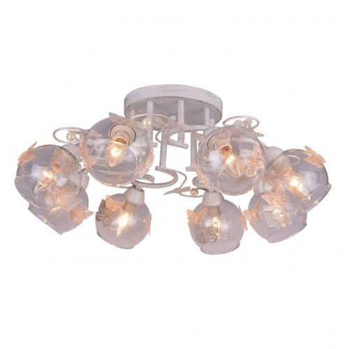 потолочная люстра arte lamp alessandra a5004pl-8wg в Костроме