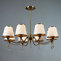 подвесная люстра brizzi alora ma01625ca/008 bronze cream в Костроме