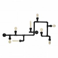 потолочная люстра ideal lux plumber pl8 nero в Костроме