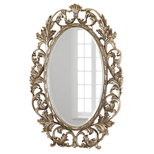 овальное зеркало настенное серебро гойя florentine silver в Костроме