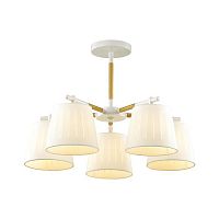 потолочная люстра odeon light nicola 4111/5 белый в Костроме