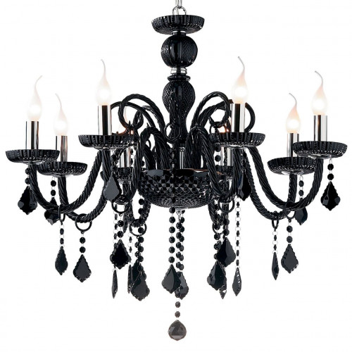 подвесная люстра ideal lux giudecca sp8 nero в Костроме