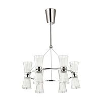 подвесная светодиодная люстра odeon light grana 4013/61l хром в Костроме