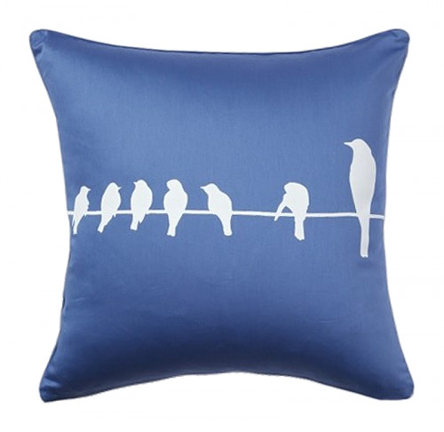 подушка с птичками birdies on a wire diamond-blue в Костроме