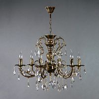 подвесная люстра ambiente alicante 8888/6 pb tear drop в Костроме