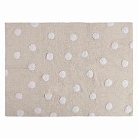 ковер polka dots бежевый-белый в Костроме