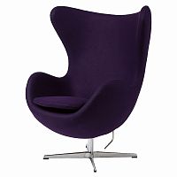 кресло egg chair темно-фиолетовое в Костроме