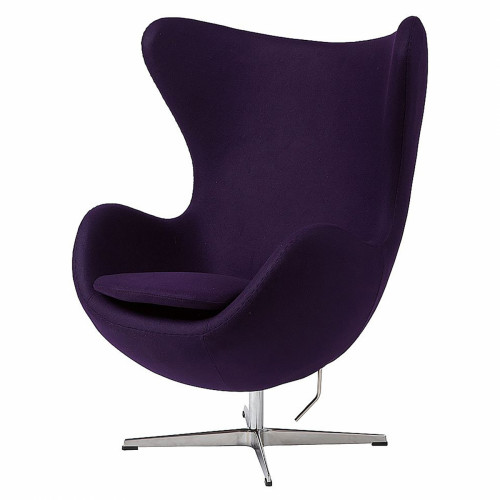 кресло egg chair темно-фиолетовое в Костроме