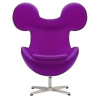 кресло egg mickey фиолетовое в Костроме