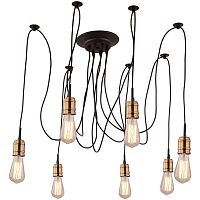 подвесная люстра arte lamp mazzetto a4290sp-7bk в Костроме