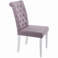 стул деревянный amelia white / fabric fog в Костроме