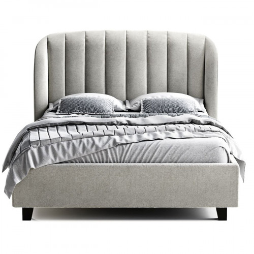 кровать двуспальная 160х200 серая tulip в Костроме