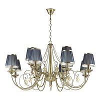 подвесная люстра odeon light niagara 3921/12 синяя в Костроме