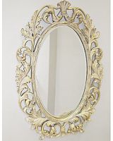 овальное зеркало настенное бежевое гойя artisian ivory в Костроме